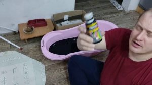 Как быстро покрасить гипсовую плитку.