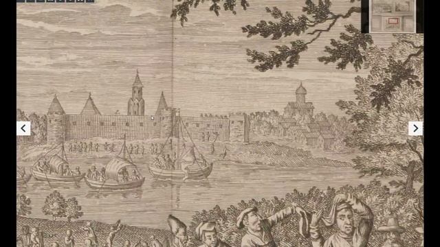 книга с гравюрами про московию. гравюры