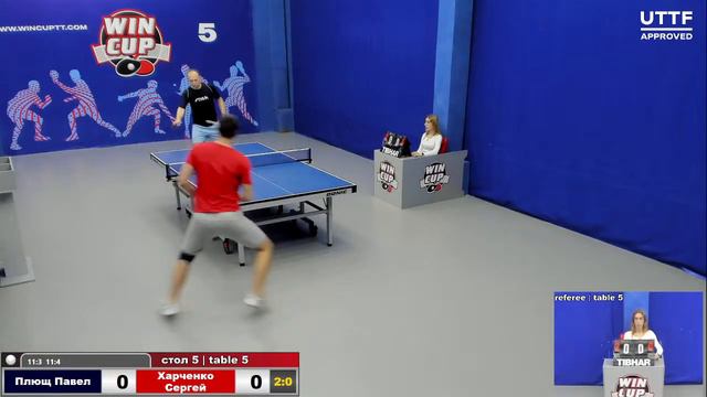 20:00 Плющ Павел 3-1 Харченко Сергей стол 5 ЮГ-3 01.04.21 смотреть онлайн