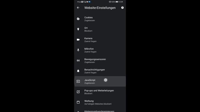 JavaScript unter Android deaktivieren смотреть онлайн