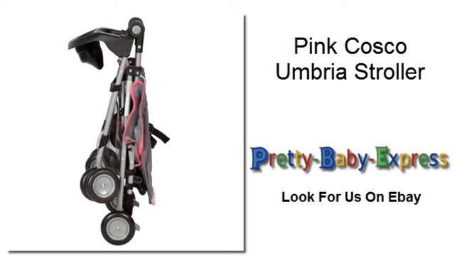 Pretty Baby Express Pink Cosco Umbria Stroller - Pink Zigzag Design on Ebay смотреть онлайн