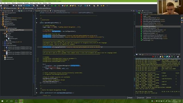 Java Speech Recognition : Using dictionary instead of grammar смотреть онлайн