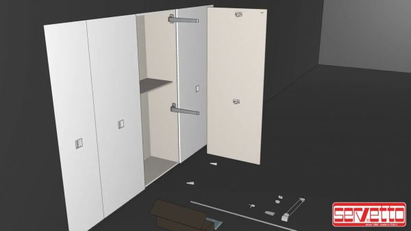 Servetto - Motion V - Монтаж