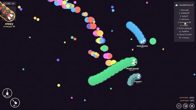 THE BEST SLITHER.IO COPYCAT GAME EVER! (Worm.is) смотреть онлайн