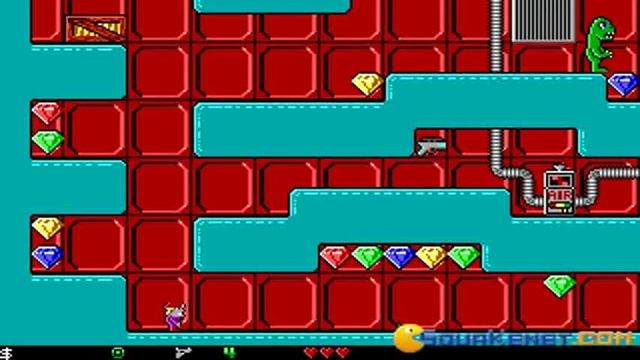 Crystal Caves gameplay (PC Game, 1991) смотреть онлайн