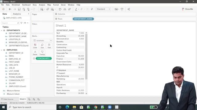 Connect Tableau with Oracle Database смотреть онлайн