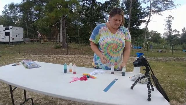 Making a tie dye heart смотреть онлайн