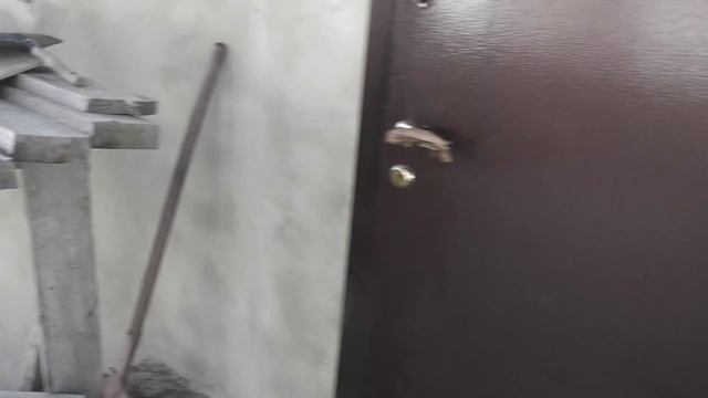 Крыльцо со стороны будущего входа