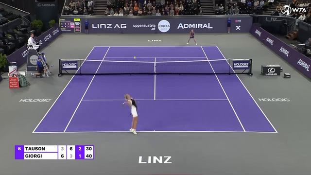 Clara Tauson vs. Camila Giorgi | 2024 Linz Round 1 | WTA Match Highlights смотреть онлайн