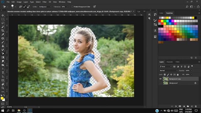 The Easy Background Removal Tool(Background Eraser Tool) Hidden In Photoshop (sinhala) смотреть онлайн