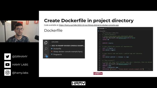 Run F# / .NET in Docker (Console App) смотреть онлайн