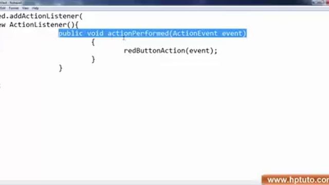 Swing Hindi 029 JButton Event 06 How to write Action Listener using anonymous inner class You смотреть онлайн