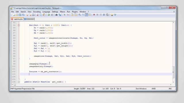 PHP Tutorial: Protect your Website with CAPTCHA: Create your own: Part 2 смотреть онлайн