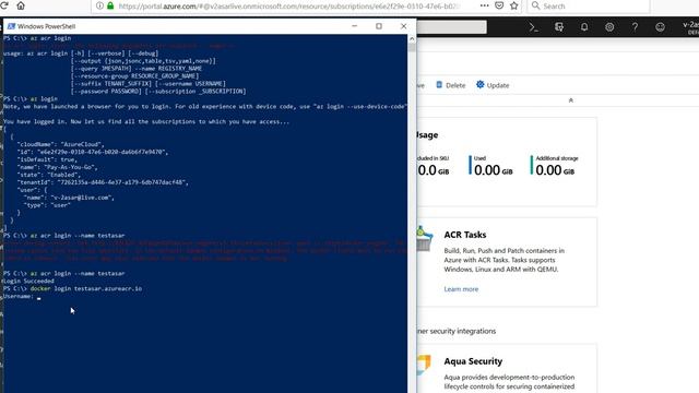 Push and Pull Image from Azure Container Registry using Docker CLI смотреть онлайн