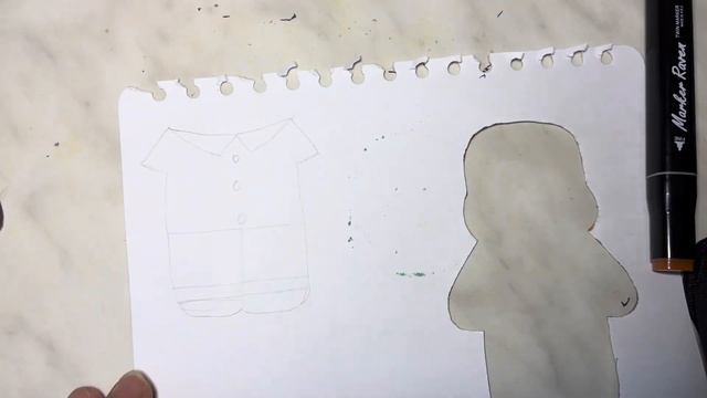 How To Make A Paper Doll Without A Laminator? #paperdiy #lalafanfan #drawing #paintmarker #asmr
