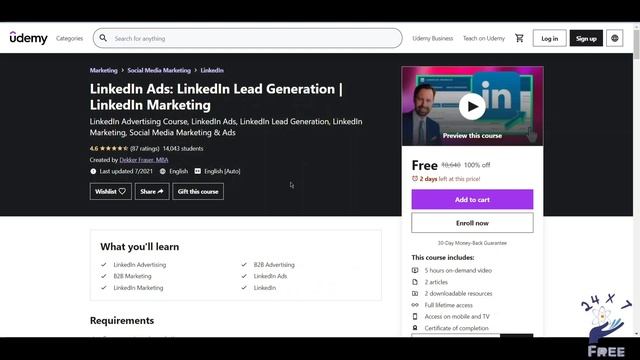 Udemy Free Courses With Free Certificate | 5 Aug 2021 Free courses #UdemyFree #Freecourse 24x7 Fre смотреть онлайн