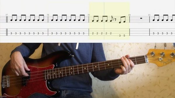 Молчат дома - Не смешно (Bass cover & Tabs)