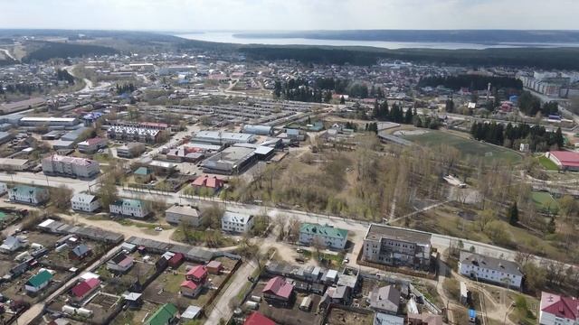 пос. Полазна Пермский край. Аэросъёмка. смотреть онлайн