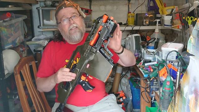 Custom Nerf Aliens Pulse Rifle build M41A смотреть онлайн