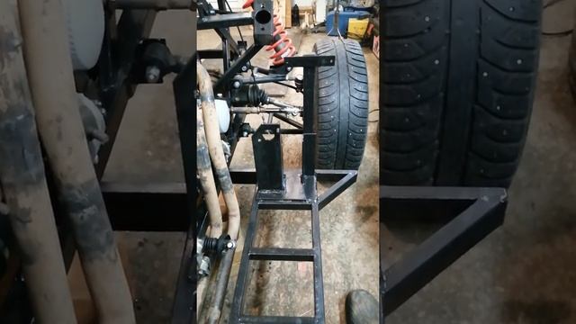 Сборка квадроцикла с двигателем Ока. Сцепление, рулевой вал рычаг переключения передач смотреть онлайн