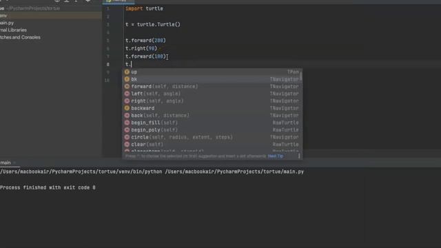 Apprendre PYTHON 4 6 Deplacer la tortue смотреть онлайн