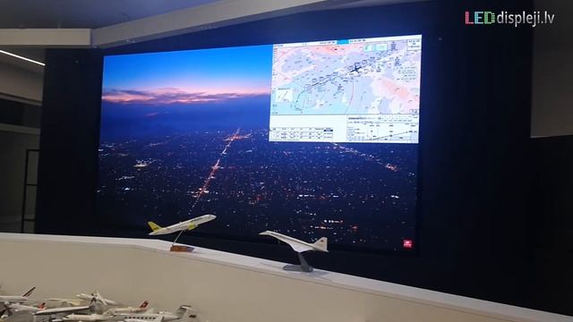 Control room LED screen, diagonal 143''inch, 320x176cm, pixel pitch 1,6mm смотреть онлайн