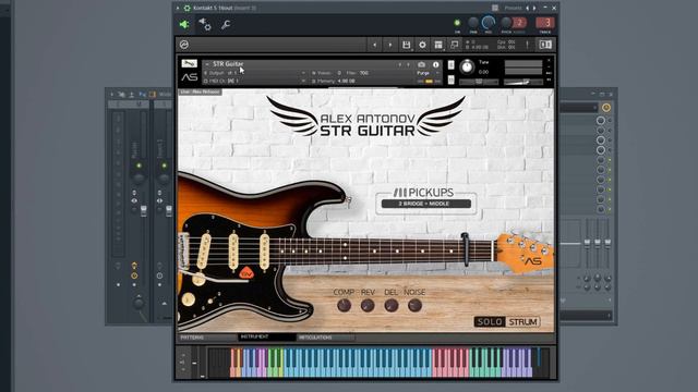 NEW STR Guitar Kontakt VSTi library | First sounds смотреть онлайн