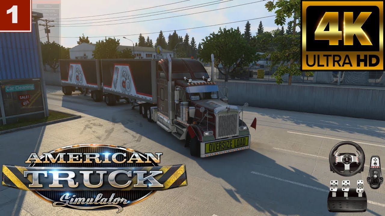 4K American Truck Simulator | online and friends | 30.04.2021 смотреть онлайн