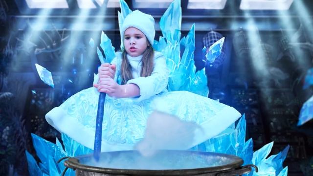 Амелия, Авелина и и челлендж Снежной королевы смотреть онлайн