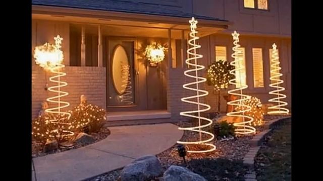 Как украсить двор на Новый год смотреть онлайн