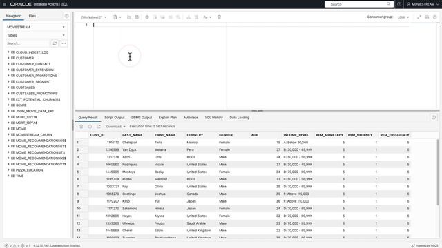 Use Oracle SQL to query across JSON, spatial and tabular data смотреть онлайн