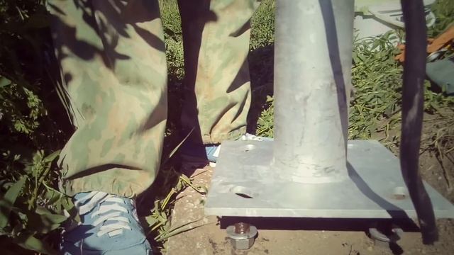 Установка столба освещения за 5 минут. смотреть онлайн