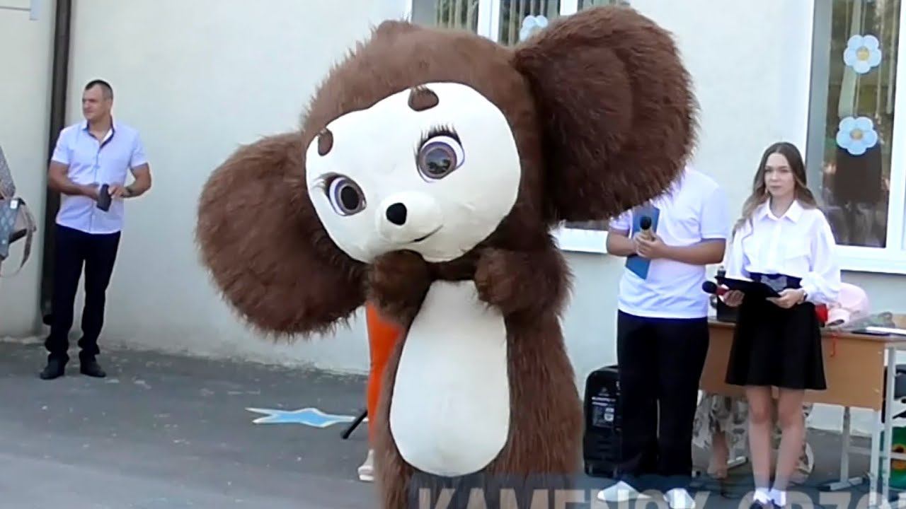 ЧЕБУРАШКА НА 1 СЕНТЯБРЯ 2023 МБОУ СОШ №17. Лиховской. Каменск-Шахтинский. Праздник. Первый звонок смотреть онлайн