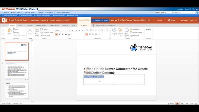 Office Online Server Connector for Oracle WebCenter - Version 2.0: Copy and Edit in Office Online смотреть онлайн