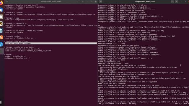 Instalación de Docker en Ubuntu 20.04.2 смотреть онлайн