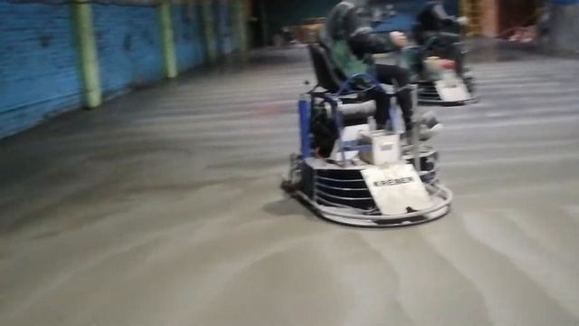 Обработка промышленного бетона