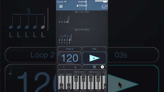 Polyrhythms Method 1 - "PolyNome - The Ultimate Metronome for iOS" @polynomeApp смотреть онлайн