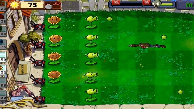 Plants Vs Zombies.Набрали денег с сада.