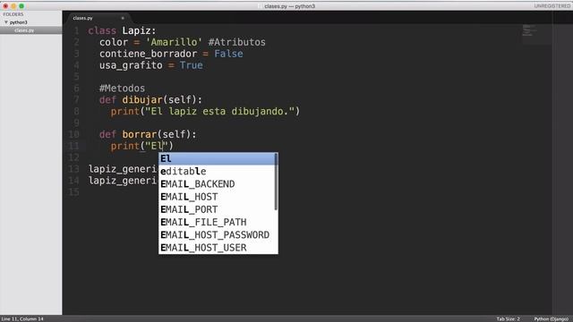 32.- Curso Python - Atributos y Métodos смотреть онлайн