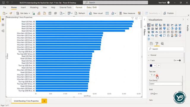 Stacked Bar Chart Power BI | Stacked Bar chart Y Axis Tab | How to Customize Stacked Bar Chart смотреть онлайн