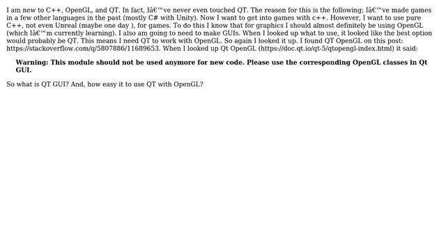 Don't use QT OpenGL anymore? (2 Solutions!!) смотреть онлайн