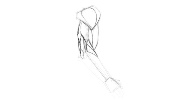 Lesson 05. Drawing the Side View of the Arm Anatomy смотреть онлайн