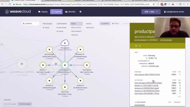 Istio with Weave Cloud and GKE смотреть онлайн