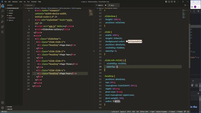 Slideshow with Image Gallery using HTML, CSS, and JavaScript смотреть онлайн