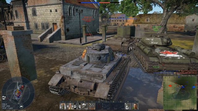 WarThunder. 5 место на карте Польша. Германия 2 ранг смотреть онлайн
