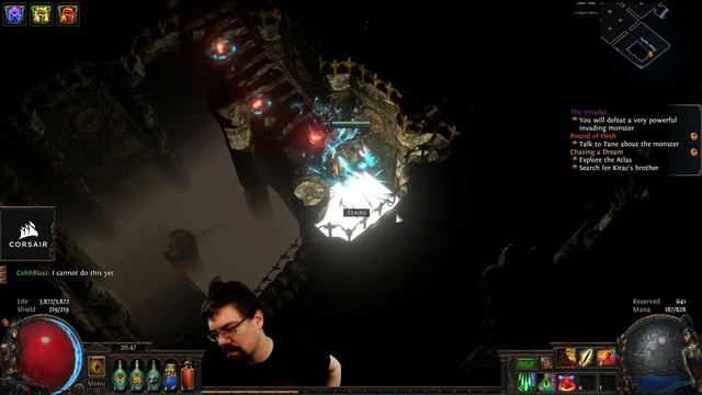 CohhCarnage Plays Path of Exile: Echoes of the Atlas (Ziz's Blade Blast Champion Build) - Episode 3 смотреть онлайн