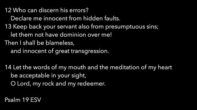 6.9.19 | 10:45 AM | Psalm 19 смотреть онлайн