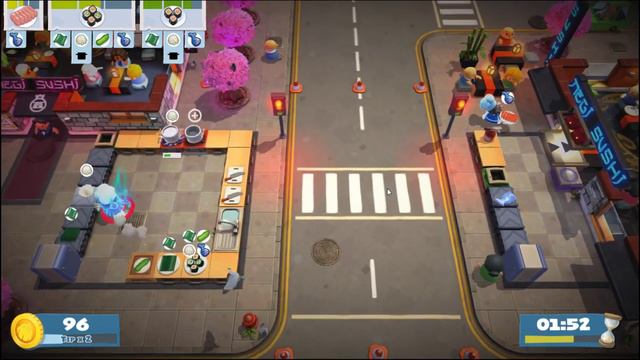 Overcooked! 2#22 - Make Maki Sushi смотреть онлайн