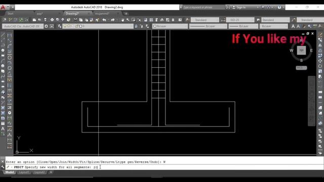 How to thick line in auto cad смотреть онлайн