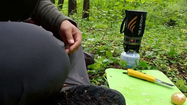 Настоящий суп на JetBoil. Получится или нет?